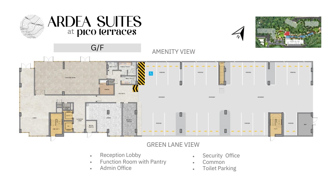 Pico Terraces (Ardea Suites) Ground Floor Plan